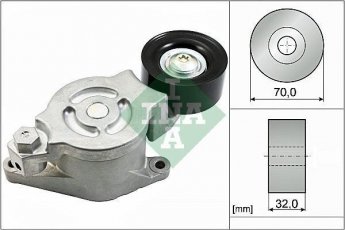 Купить 534 0538 10 INA Натяжитель приводного ремня  Mazda 6 GH (2.2 D, 2.2 MRZ-CD, 2.2 MZR-CD)