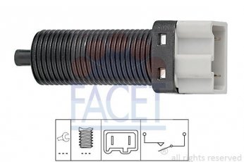 Купить 7.1115 FACET - Выключатель, привод сцепления (Tempomat), Выключатель, привод сцепления (управление двигателем)