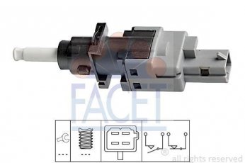 Купить 7.1196 FACET - Выключатель, привод сцепления (Tempomat), Выключатель, привод сцепления (управление двигателем)
