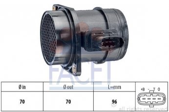 Купить 10.1299 FACET Расходомер воздуха Пунто Гранде (1.3 D Multijet, 1.6 D Multijet)