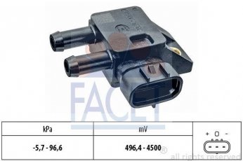 Купити 10.3333 FACET Датчик вихлопних газів Avensis T27 (2.0 D-4D, 2.2 D-4D)