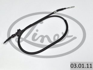Купить 03.01.11 Linex Трос ручника Audi 80 (1.4, 1.6, 1.8, 1.9, 2.0)