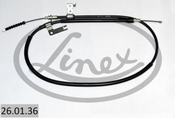 Купить 26.01.36 Linex Трос ручника Mazda 323 BJ (1.3, 1.5, 1.6, 1.8, 2.0)