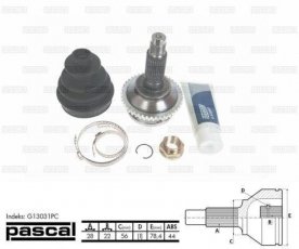Купить G13031PC PASCAL ШРУС наружный Mazda 626 1.8