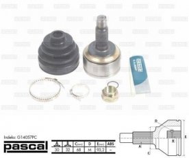 Купити G14057PC PASCAL ШРУС Хонда, шліци:  30 зовн. 32 вн.
