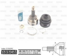 Купить G15037PC PASCAL ШРУС наружный Аутленер (2.0, 2.0 4WD, 2.4 4WD)