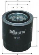 Купить TF 24 MFILTER Масляный фильтр  Мазда 3 (БК, БЛ) (2.0 MZR-CD, 2.2 MZR CD)