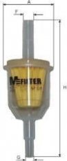 Купить BF 01 MFILTER Топливный фильтр  Fiorino (1.0, 1.1, 1.3)