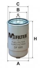 Купить DF 695 MFILTER Топливный фильтр  L 2000 (4.6, 6.9)
