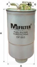Купить DF 693 MFILTER Топливный фильтр  Leon (1.9 SDI, 1.9 TDI, 1.9 TDI Syncro)