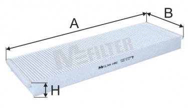 Купить K 952 MFILTER Салонный фильтр  Actros (11.9, 12.0, 15.9)