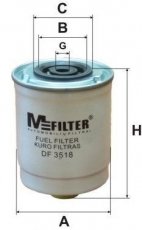 Купить DF 3518 MFILTER Топливный фильтр 