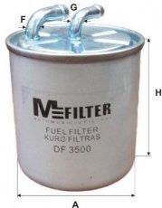 Купить DF 3500 MFILTER Топливный фильтр  Vito 639 (2.1, 3.0)