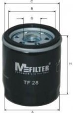 Купить TF 28 MFILTER Масляный фильтр  Citroen C1 1.0