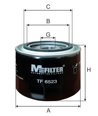 Масляний фільтр TF 6523 MFILTER –  фото 1