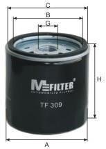 Масляний фільтр TF 309 MFILTER –  фото 1