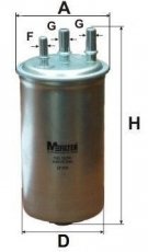 Купить DF 679 MFILTER Топливный фильтр  Логан 1 1.5 dCi