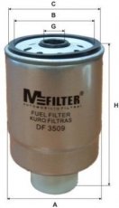 Купить DF 3509 MFILTER Топливный фильтр  Espace 3 2.2 12V TD