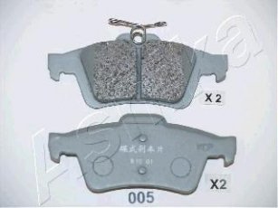 Купить 51-00-005 ASHIKA Тормозные колодки задние Камри 30 (2.4 VVT-i, 3.0 V6) 