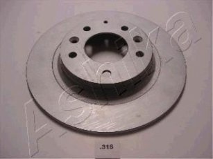 Купить 61-03-316 ASHIKA Тормозные диски Mazda 6 (GG, GH, GY) (1.8, 2.0, 2.2, 2.3, 2.5)