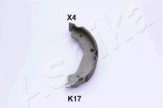 Купити 55-0K-K17 ASHIKA Гальмівні колодки задні Sorento (2.4, 2.5 CRDi, 3.5 V6 4WD) 
