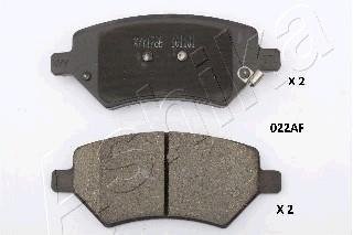 Купить 50-00-022 ASHIKA Тормозные колодки передние Tiggo (1.6, 1.8, 2.0) 