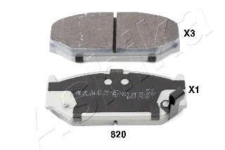 Купить 50-08-820 ASHIKA Тормозные колодки передние Swift 3 (1.3, 1.5, 1.6) 