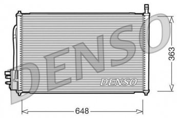Радиатор кондиционера DCN10006 DENSO фото 1
