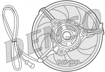 Купити DER32008 DENSO Вентилятор охолодження Audi A4 B5 (1.8, 1.9 TDI)