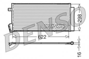 Купить DCN09018 DENSO Радиатор кондиционера Doblo 230 (1.2, 1.4, 1.6, 2.0)