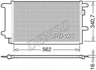 Купити DCN12003 DENSO Радіатор кондиціонера Ивеко