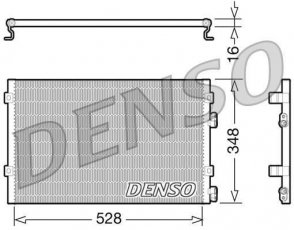 Купить DCN06004 DENSO Радиатор кондиционера Chrysler