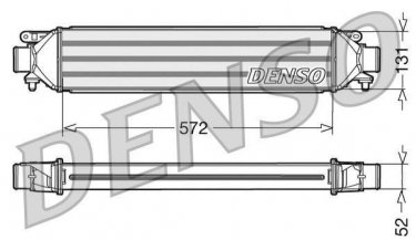 Купити DIT09107 DENSO Інтеркулер Giulietta 1.6 JTDM