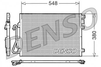 Купить DCN23008 DENSO Радиатор кондиционера Clio (1, 2, 3)