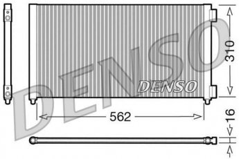Купити DCN09102 DENSO Радіатор кондиціонера Пунто (1.2 16V 80, 1.2 60)