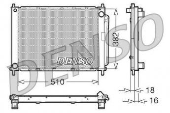 Купить DRM23100 DENSO - Радиатор кондиционера