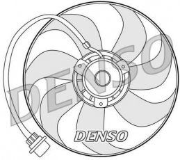 Купити DER32001 DENSO Вентилятор охолодження Шкода