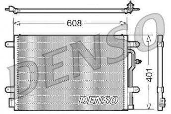 Купити DCN02012 DENSO Радіатор кондиціонера Сеат