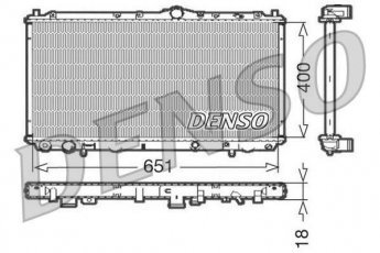 Купить DRM33061 DENSO Радиатор охлаждения двигателя Спейс Стар (1.3, 1.6, 1.8)