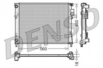 Купить DRM23095 DENSO Радиатор охлаждения двигателя Примастар (1.9, 2.0)