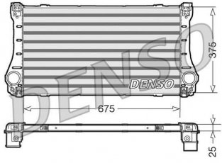 Купить DIT50005 DENSO Интеркулер Авенсис Т27 (2.0 D-4D, 2.2 D-4D)