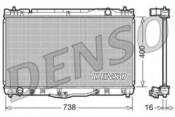 Купити DRM50043 DENSO Радіатор охолодження двигуна Камрі 30 3.0 V6
