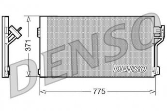 Радіатор кондиціонера DCN17050 DENSO фото 1