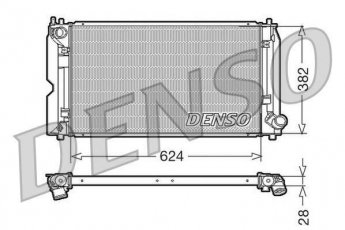 Купить DRM50012 DENSO Радиатор охлаждения двигателя Авенсис Т25 2.0 D-4D