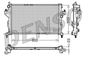 Купити DRM20045 DENSO Радіатор охолодження двигуна Combo (1.3 CDTI 16V, 1.7 CDTI 16V)