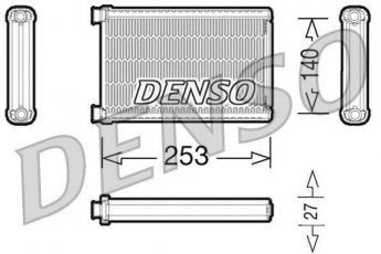 Купити DRR05005 DENSO Радіатор печі БМВ Е81 (1.6, 2.0, 3.0)