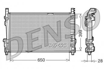 Радіатор охолодження двигуна DRM17013 DENSO фото 2