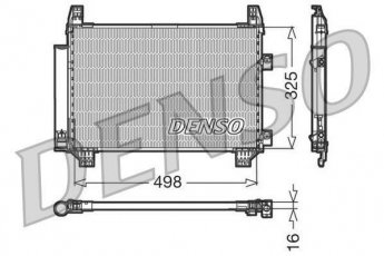 Купити DCN50001 DENSO Радіатор кондиціонера Yaris