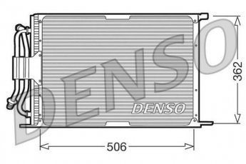 Купить DCN10005 DENSO Радиатор кондиционера Fiesta