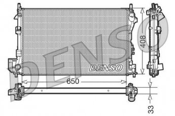 Купить DRM20087 DENSO Радиатор охлаждения двигателя Vectra C (2.0, 2.2, 3.2)